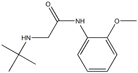 2-(tert-butylamino)-N-(2-methoxyphenyl)acetamide Structure