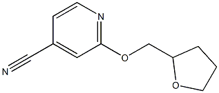 2-(tetrahydrofuran-2-ylmethoxy)isonicotinonitrile 结构式