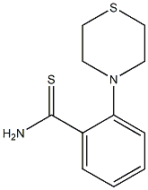 2-(thiomorpholin-4-yl)benzene-1-carbothioamide Structure