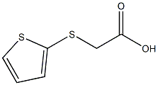 2-(thiophen-2-ylsulfanyl)acetic acid Structure