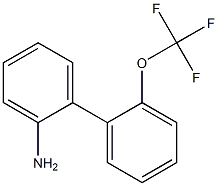 2'-(trifluoromethoxy)-1,1'-biphenyl-2-amine 结构式