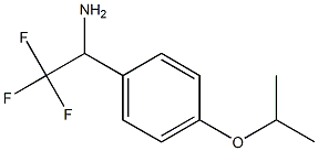 2,2,2-trifluoro-1-[4-(propan-2-yloxy)phenyl]ethan-1-amine Structure