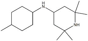 2,2,6,6-tetramethyl-N-(4-methylcyclohexyl)piperidin-4-amine,,结构式