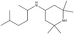 2,2,6,6-tetramethyl-N-(5-methylhexan-2-yl)piperidin-4-amine 化学構造式