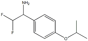 2,2-difluoro-1-[4-(propan-2-yloxy)phenyl]ethan-1-amine