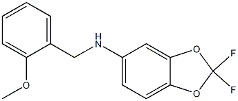 2,2-difluoro-N-[(2-methoxyphenyl)methyl]-2H-1,3-benzodioxol-5-amine