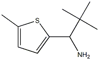 2,2-dimethyl-1-(5-methylthiophen-2-yl)propan-1-amine,,结构式