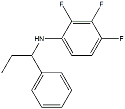 2,3,4-trifluoro-N-(1-phenylpropyl)aniline Structure