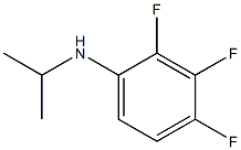 2,3,4-trifluoro-N-(propan-2-yl)aniline,,结构式
