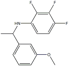 2,3,4-trifluoro-N-[1-(3-methoxyphenyl)ethyl]aniline,,结构式