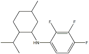 2,3,4-trifluoro-N-[5-methyl-2-(propan-2-yl)cyclohexyl]aniline