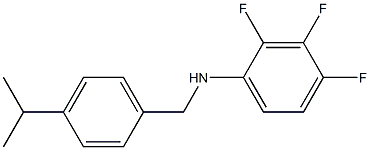 2,3,4-trifluoro-N-{[4-(propan-2-yl)phenyl]methyl}aniline Structure