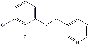 2,3-dichloro-N-(pyridin-3-ylmethyl)aniline,,结构式