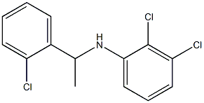 2,3-dichloro-N-[1-(2-chlorophenyl)ethyl]aniline 化学構造式