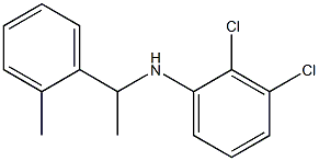 2,3-dichloro-N-[1-(2-methylphenyl)ethyl]aniline,,结构式