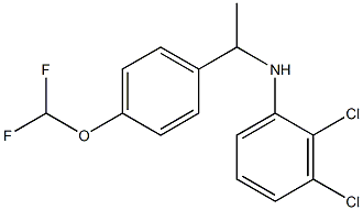 2,3-dichloro-N-{1-[4-(difluoromethoxy)phenyl]ethyl}aniline|