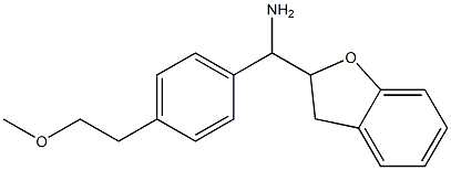 2,3-dihydro-1-benzofuran-2-yl[4-(2-methoxyethyl)phenyl]methanamine