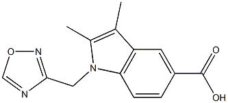  2,3-dimethyl-1-(1,2,4-oxadiazol-3-ylmethyl)-1H-indole-5-carboxylic acid