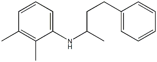 2,3-dimethyl-N-(4-phenylbutan-2-yl)aniline,,结构式