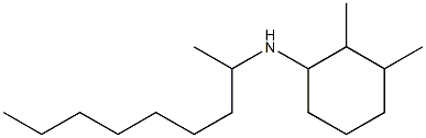 2,3-dimethyl-N-(nonan-2-yl)cyclohexan-1-amine,,结构式