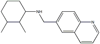 2,3-dimethyl-N-(quinolin-6-ylmethyl)cyclohexan-1-amine Structure