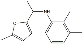 2,3-dimethyl-N-[1-(5-methylfuran-2-yl)ethyl]aniline,,结构式