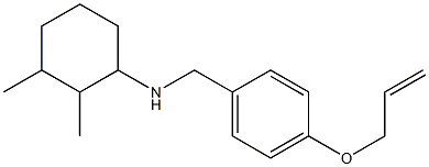 2,3-dimethyl-N-{[4-(prop-2-en-1-yloxy)phenyl]methyl}cyclohexan-1-amine
