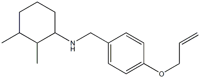 2,3-dimethyl-N-{[4-(prop-2-en-1-yloxy)phenyl]methyl}cyclohexan-1-amine|