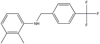 2,3-dimethyl-N-{[4-(trifluoromethyl)phenyl]methyl}aniline Struktur
