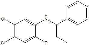 2,4,5-trichloro-N-(1-phenylpropyl)aniline