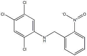  2,4,5-trichloro-N-[(2-nitrophenyl)methyl]aniline