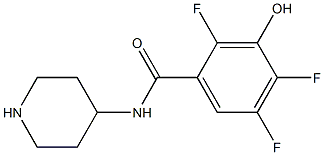 2,4,5-trifluoro-3-hydroxy-N-(piperidin-4-yl)benzamide
