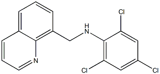 2,4,6-trichloro-N-(quinolin-8-ylmethyl)aniline 结构式