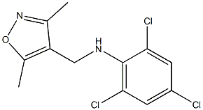 2,4,6-trichloro-N-[(3,5-dimethyl-1,2-oxazol-4-yl)methyl]aniline