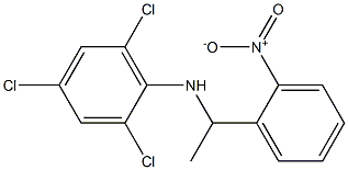 2,4,6-trichloro-N-[1-(2-nitrophenyl)ethyl]aniline