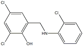 2,4-dichloro-6-{[(2-chlorophenyl)amino]methyl}phenol