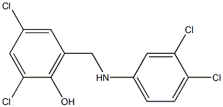 2,4-dichloro-6-{[(3,4-dichlorophenyl)amino]methyl}phenol|