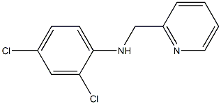 2,4-dichloro-N-(pyridin-2-ylmethyl)aniline Structure