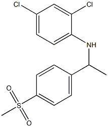 2,4-dichloro-N-[1-(4-methanesulfonylphenyl)ethyl]aniline