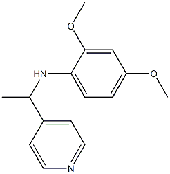  2,4-dimethoxy-N-[1-(pyridin-4-yl)ethyl]aniline