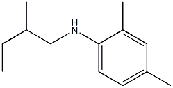 2,4-dimethyl-N-(2-methylbutyl)aniline Structure