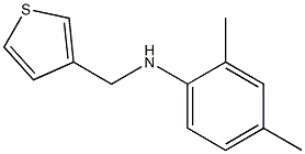 2,4-dimethyl-N-(thiophen-3-ylmethyl)aniline 结构式