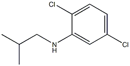 2,5-dichloro-N-(2-methylpropyl)aniline 化学構造式