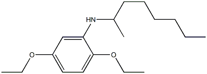 2,5-diethoxy-N-(octan-2-yl)aniline Structure