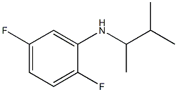 2,5-difluoro-N-(3-methylbutan-2-yl)aniline 化学構造式