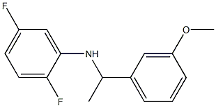 2,5-difluoro-N-[1-(3-methoxyphenyl)ethyl]aniline