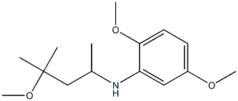 2,5-dimethoxy-N-(4-methoxy-4-methylpentan-2-yl)aniline