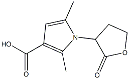 2,5-dimethyl-1-(2-oxooxolan-3-yl)-1H-pyrrole-3-carboxylic acid