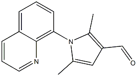 2,5-dimethyl-1-(quinolin-8-yl)-1H-pyrrole-3-carbaldehyde Structure