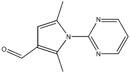 2,5-dimethyl-1-pyrimidin-2-yl-1H-pyrrole-3-carbaldehyde Structure